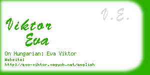 viktor eva business card